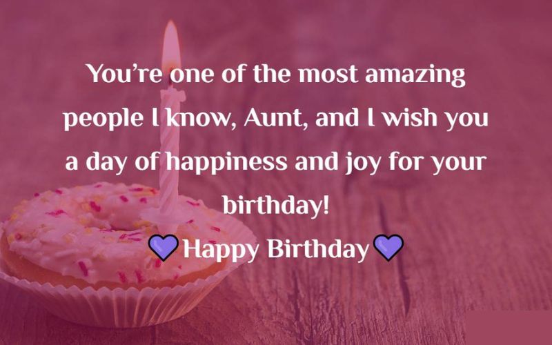 Beautiful Birthday Wishes For Aunt | Aunty Birthday Quotes